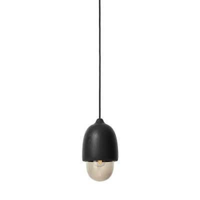 Terho Pendant Lampe schwarze Linde klein Mater
